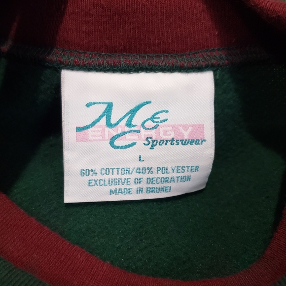 Vintage My Grand Kids Christmas sweatshirt size L - Picture 3 of 4